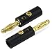 brogtrol Gold Plated Banana Plug 4mm Audio Speaker Wire Cable Connector 10 Pairs