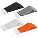 Wundermax Door Stoppers - Pack of 4 Rubber Door Wedge for Carpet, Hardwood, Concrete and Tile - Home Improvement Accessories - Multicolored