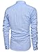 Mens Thin Henley Button-down Slim Fit Rollup Sleeve Shirt