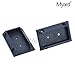 PNP111902 10PCs Myard Black Anti-UV Solid Deck Railing Connectors for 2x4 (Actual 1.5x3.5) Inches Stair Wood Handrail, Sturdy Nylon with 304 Stainless Steel Coating Hardness 12.9 Screws for Wood Post