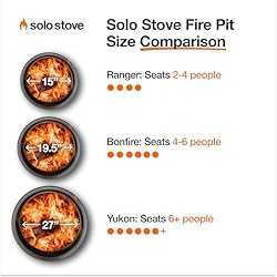 Solo Stove Bonfire 2.0 with Stand, 19.5 Inch