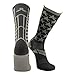 Epivive Velocity American Flag Patriotic Athletic Crew Socks Gun Metal Grey (Large)