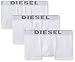 Diesel Men's Essentials 3-Pack Kory Boxer Trunk, White, Medium