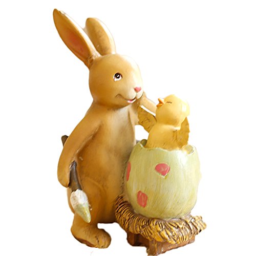 Easter Bunny Table Topper Figurine