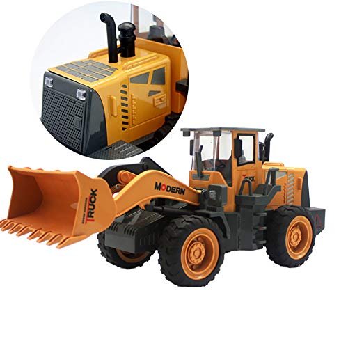 W&HH RC Radlader,1:18 Ferngesteuerte Baufahrzeuge, Professioneller RC-Bagger Mit 7 Kanälen Batteriebetriebener… – Bild 4
