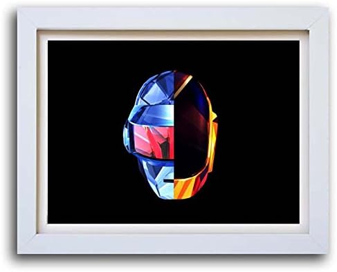 Box Prints Daft Punk poster music legend print black white framed art picture small large