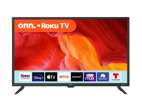 Photo 1 of Onn 32-Inch Class HD LED Smart TV 720p Resolution, 60 Hz Refresh Rate, DLED Display, Wireless Streaming, 100012589 (Renewed)