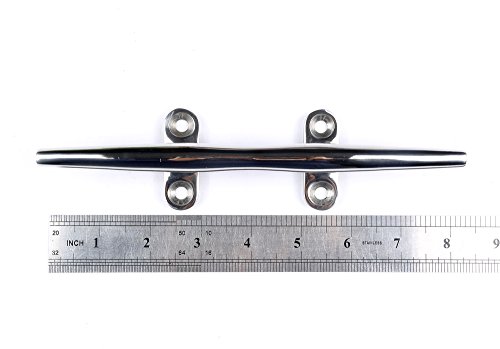 Thorn Dock Cleat Marine Stainless Steel Open Base 8" (4 PCS) - Thumbnail 5