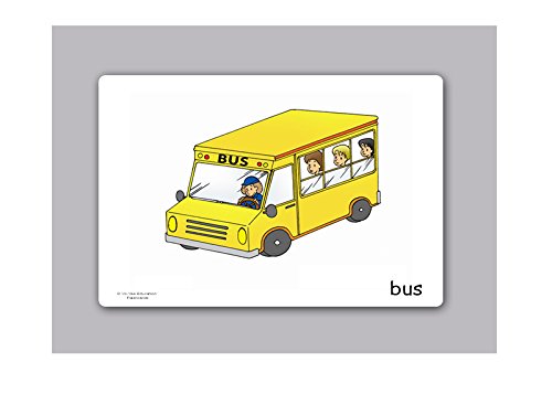 Transportation and Vehicle Flashcards - English Vocabulary Cards