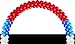 GuassLee 100pcs Balloon Ring Clips for Balloon Arch and Balloons Column Stand Party Decoration Accessory Balloon Buckle Clear