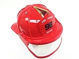GiftExpress Toy Firefighter Helmet with Visor/Fireman Helmet/Fireman hat