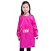 Royar beauty Kids Art Smock, Waterproof Apron with Pocket for Children, Artist Painting Aprons Smocks with Long Sleeve