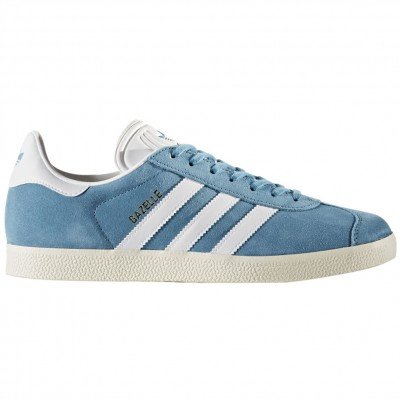 Adidas Originals Men's Gazelle Lace-up Sneaker, Sky Blue Suede 8.5 M