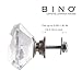 BINO 4-Pack Crystal Drawer Knobs - 1.5
