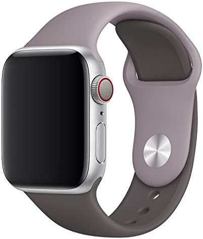 Watch Bands for Apple Watch Series 4/3/2/1 Soft Silicone Two-Tone Sport Band Replacement Wrist Strap for Apple iWatch