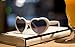 niceEshop(TM) 3pcs Super Cute Oversized Heart Shaped Plastic Frame Sunglasses Eyewear