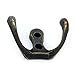 Richohome Retro Double Prong Robe Hook,Hat and Jewelry Hook- Pack of 10