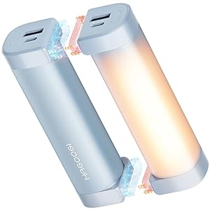 HAGOOGI (ハゴオギ) 充電式カイロ 360°全面発熱 3秒急速発熱 3階段温度調節 電気カイロ