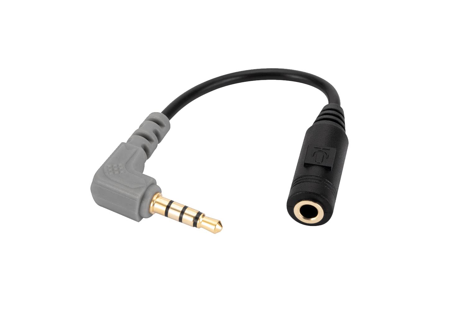 Alphatec Replacement SC4 Microphone Cable, 3.5mm TRS to TRRS Adapter Connect smartphones, tablets with Rode VideoMic Go, VideoMicro & BOYA Mic Lavalier microphone