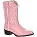 Durango Kids BT858 Lil' 8 Inch,Dusty Pink 'N Chrome,9 D US Toddler