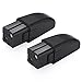 Powerextra 2 Pack 7.2V 2000mAh Ni-MH Replacement Battery Compatible with Ontel Swivel Sweeper G1 & G2