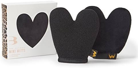 Tanning and Exfoliation mini mitts for face and hands, by Bronzie