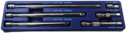 US PRO 6PC 3/8'' DR. Extension BAR Set 38, 75, 125, 200, 250, 300mm B4138, Variety Pack - Image 4