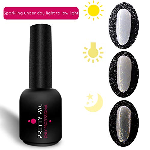 PRETTY PAL Opal Gel Polish LED UV Sparkle Glitter Color Nail Polish