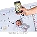 Baby Monthly Milestone Blanket – 47”x47” Soft Fleece Infant Age Unisex – for Mom Newborn Baby Shower Gift Box + Numbers + Frames - Photography Backround Prop for Boy, Girl Or Twins