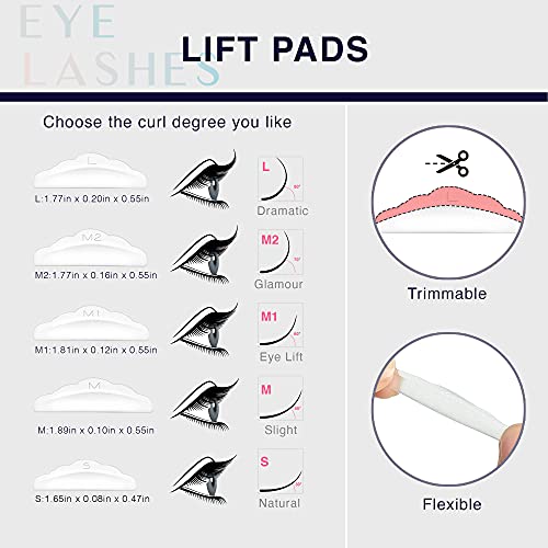 Breavo Lash Lift Kit Upgraded Version, Eyelash Perm Kit, Professional Eyelash Lash Extensions, Lash Curling, Semi-Permanent Curling Perming Wave Suitable For Salon