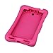 NEWSTYLE Shock Proof Case Light Weight Kids Super Protection Cover with Audio Amplifier Design for Samsung Galaxy Tab 3 7.0-inch Tablet Only, Not Fit Other Tablets (Rose)