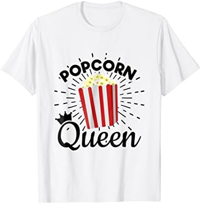 Popcorn Queen Popcorn Lover For Girls T-Shirt