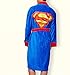 DC Comics Superman Mens Fleece Bath Robe, Blue, One Size