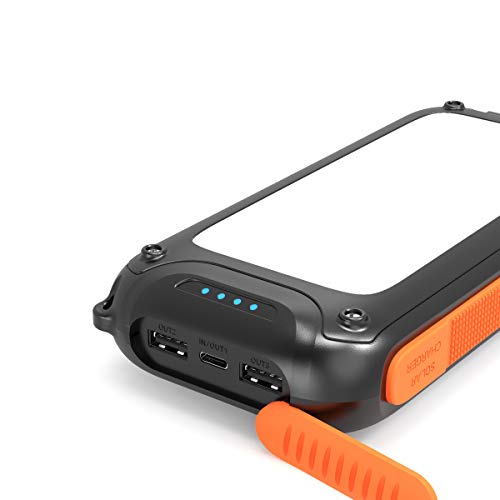 Solar Charger 26800mAh, Riapow 18W PD Portable Charger External