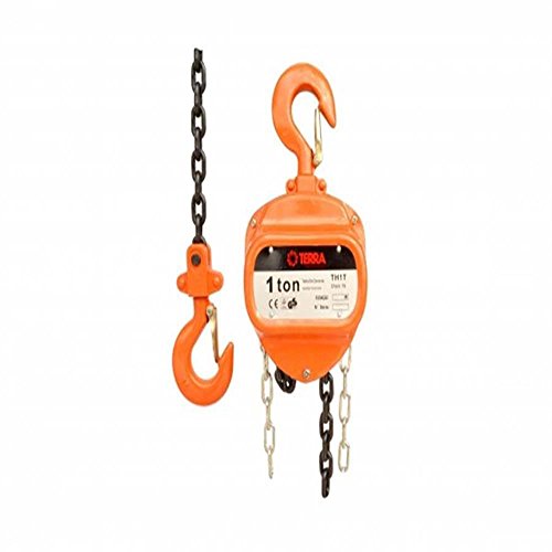 Talha Manual 1000kg Corrente 3 Metros 705089 - Terra Equipamentos