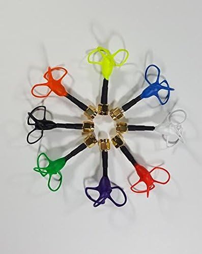 Omnivision Antennas 5.8GHZ 3 Lobe Stubby Antenna RHCP - Orange