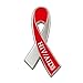 PinMart's HIV/AIDS Awareness Red Ribbon Enamel Lapel Pin