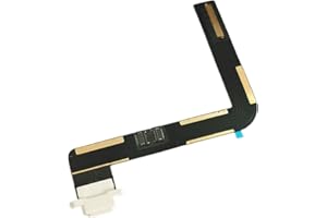 YESUN USB Charging Flex Cable for ipad Air A1474 A1475 Charger Connector Port Plug Socket Dock Repair Parts (White)