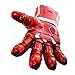 Haho Iron Man Infinity Gauntlet Iron Man Glove Infinity Stone LED Light Up Endgame Halloween Props Toy (Kids), Red