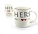 Gifffted His and Hers Coffee Mugs Set, Funny Marriage Wedding Anniversary Gifts For The Couple, Engagement Gifts Ideas For Newly Married Couples Unique, Valentines Day Parents Presents, Mug 2 Cups V1