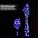 LEDIKON 12 Pack Blue Fairy Lights Battery Operated,7.2ft 20 Micro Led Firefly Lights,Waterproof Blue Led String Lights,Mini Silver Wire Fairy Lights for Costume Wedding Party Jars Halloween Christmas