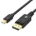 Rankie Mini DisplayPort to DisplayPort Cable, Mini DP to DP, 4K Ready, Gold Plated, 6 Feet primary