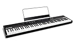 Alesis Recital 88-Key Beginner Digital Piano with Full-Size Semi-Weighted Keys and Included Power Supply