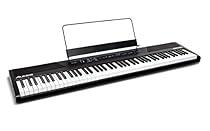 Alesis Recital 88-Key Beginner Digital Piano with Full-Size Semi-Weighted Keys and Included Power Supply
