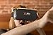 VRKiX Virtual Reality 3D Glasses, VR Headset for 360 Degree Viewing in Smartphone, Compatible with Google Cardboard app, Black