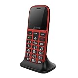 Jethro 3G Unlocked Senior & Kids Bar Cell Phone Model SC318v2 Red