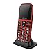 Jethro 3G Unlocked Senior & Kids Bar Cell Phone Model SC318v2 Red
