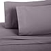 Amazon Brand – Pinzon Cotton Flannel Bed Sheet Set - Full, Graphite