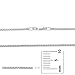 2.8mm 925 Sterling Silver Nickel-Free Cuban Curb Link Chain, 24