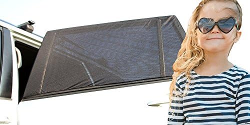 Car window shade โ Best Baby sun shade protection from harmful Sun Glare and Heat. Perfect fitment โ car sun shade as window sock for full coverage. Protect your Baby & Pets effectively!